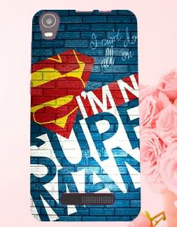 Чехол для  Prestigio Wize M3 PSP3506 DUO "Not superman" (силикон)-0